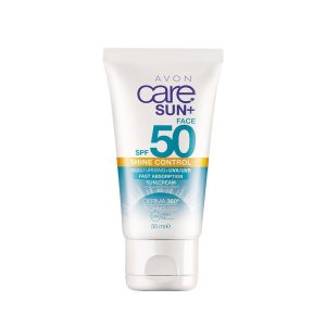 کرم ضدآفتاب بی رنگ SPF50 اون Avon حجم 50 میلی لیتر-خرید کرم ضد آفتاب اون-خرید کرم ضد آفتاب SPF 50-ضد آفتاب اون-ضد آفتاب شاین کنترل-ضد آفتاب وی ناریس