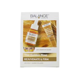 پک جوانسازی سه عددی گلد کلاژن بالانس Balance- خرید پک Balance The Golden Hour Rejuvenate Firm