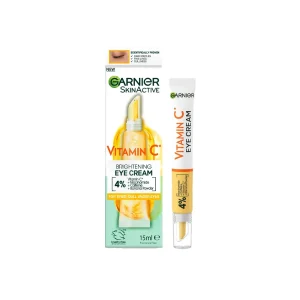 کرم دور چشم گارنیر مدل Brightening Vitamin C حجم 15 میلی لیتر - وی ناریس